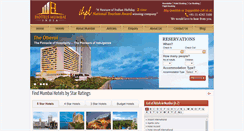 Desktop Screenshot of hotelsmumbaiindia.com